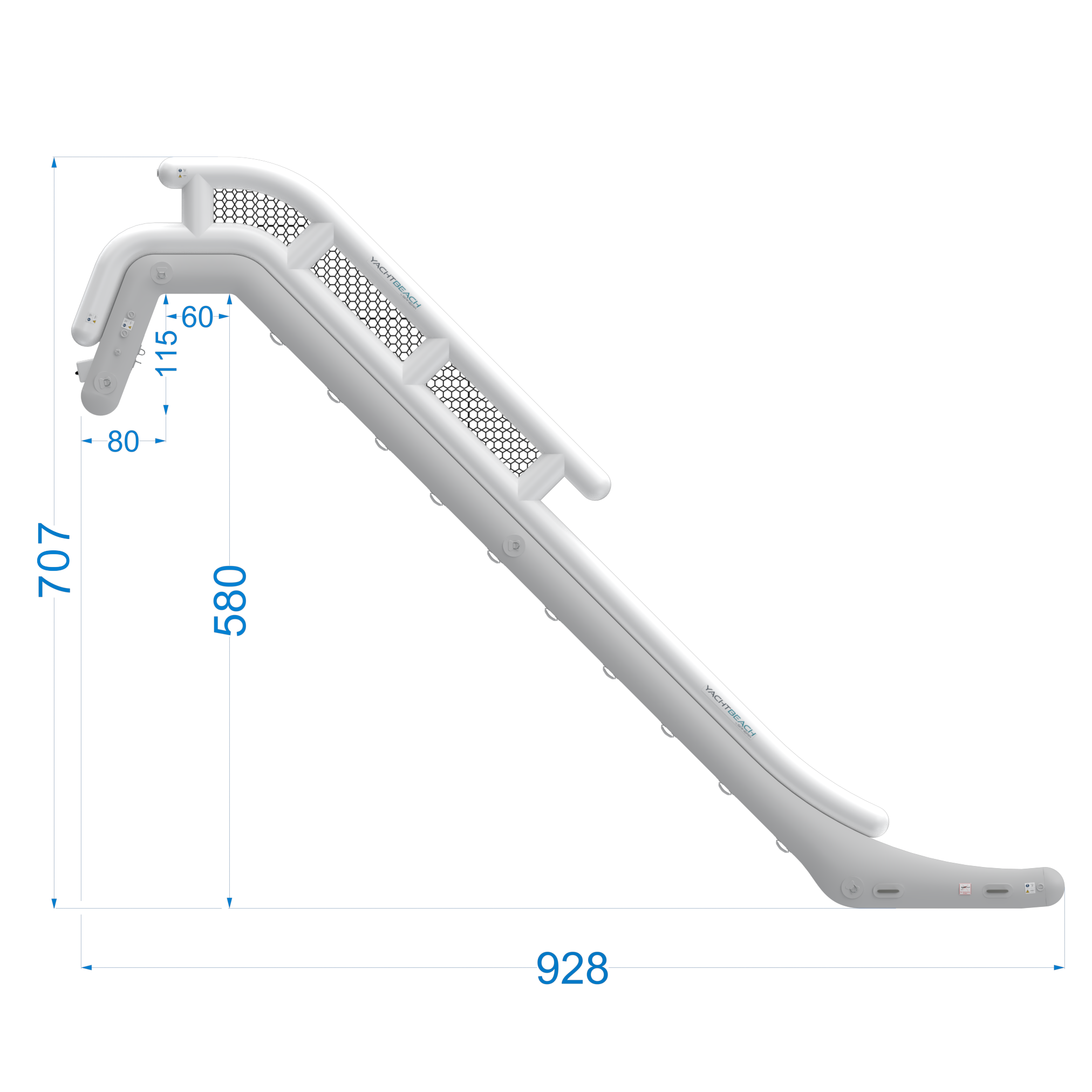 Magic Slide Reeling to Waterline: 540-620 cm