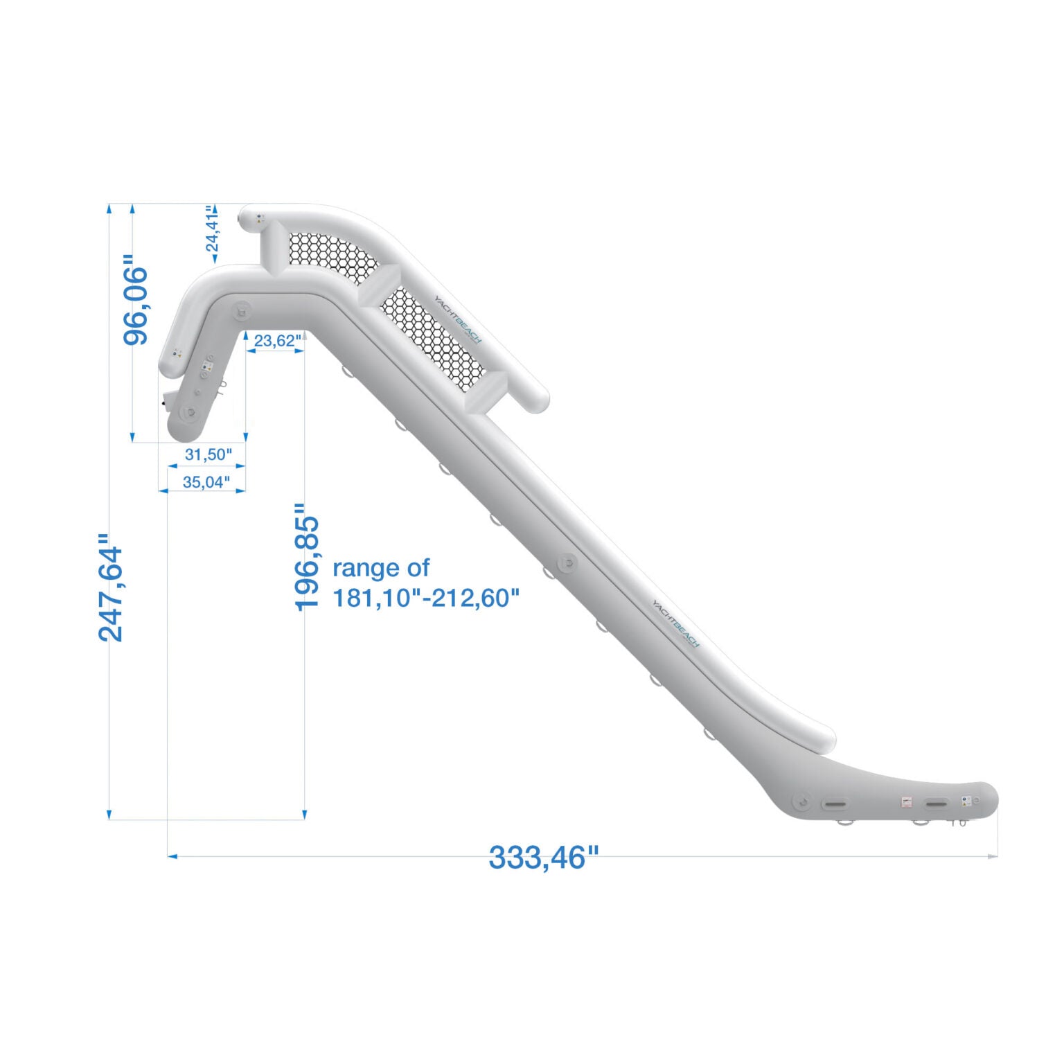 Magic Slide Reeling to Waterline: 460-540 cm