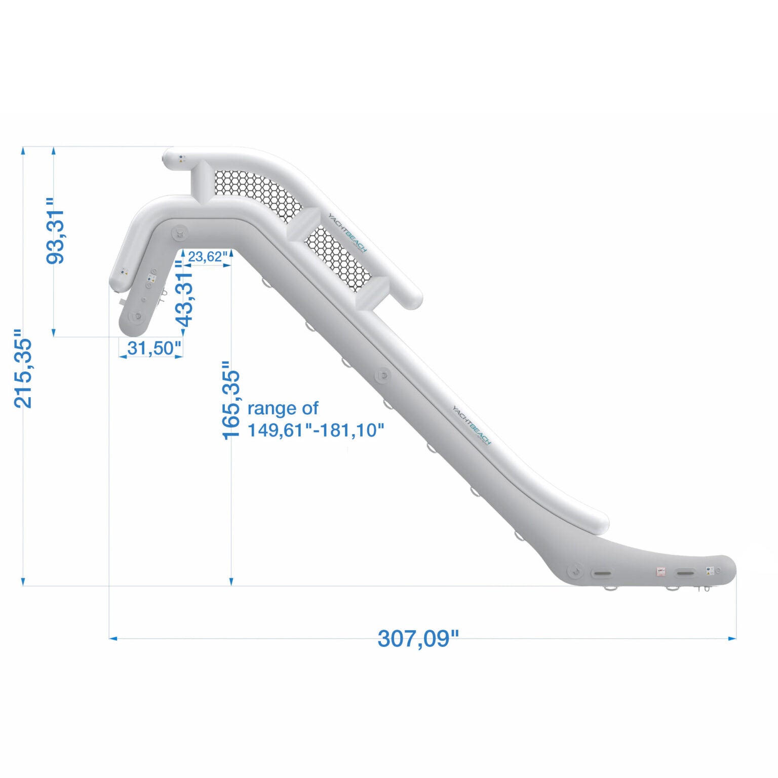 Magic Yachtslide 380-460 cm